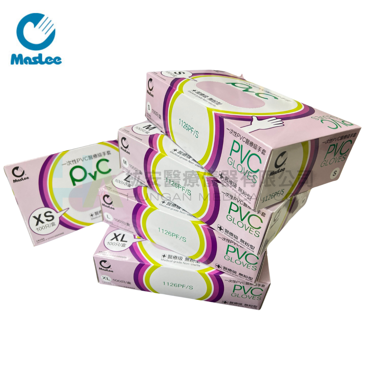 【Maslee】無粉PVC檢診手套-厚款