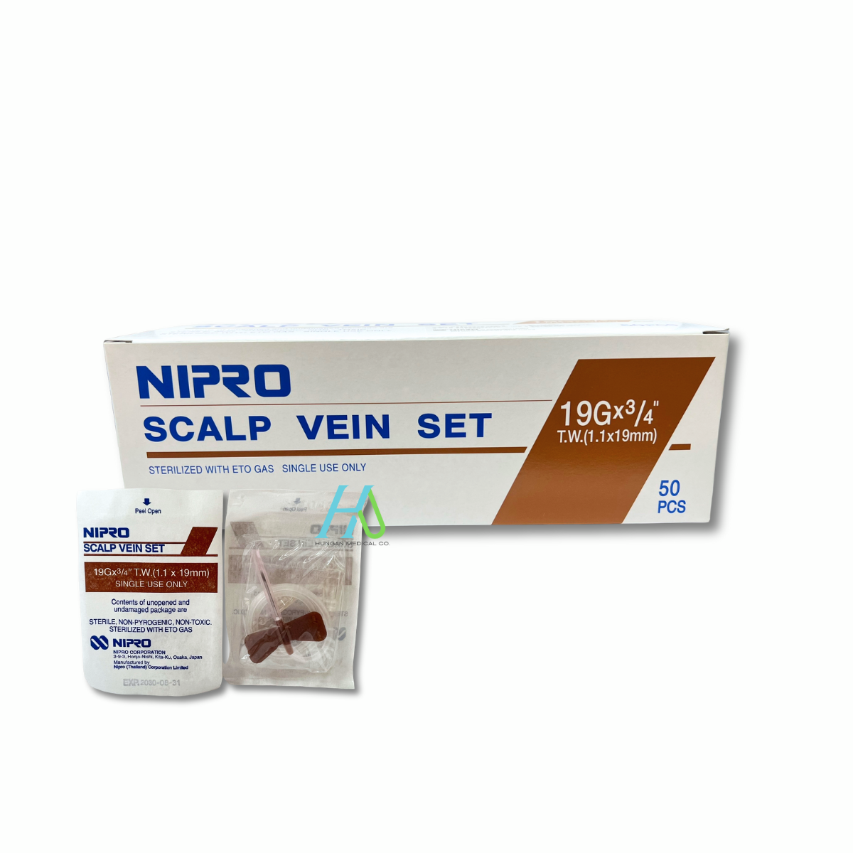 【NIPRO】頭皮針 19G*3/4''