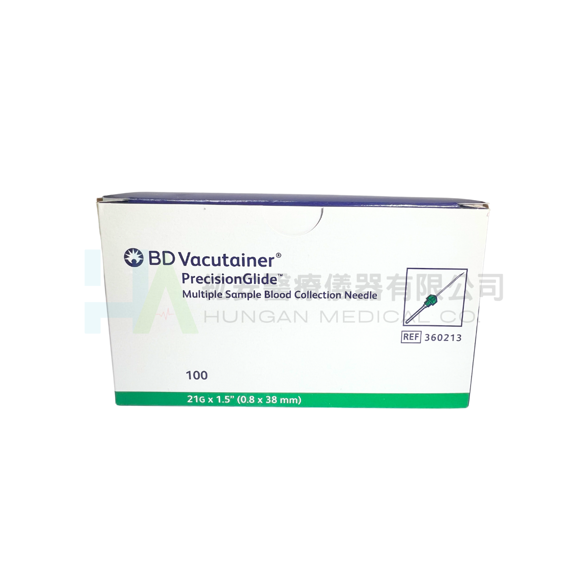 【BD】一般雙向針21G*1.5''-360213