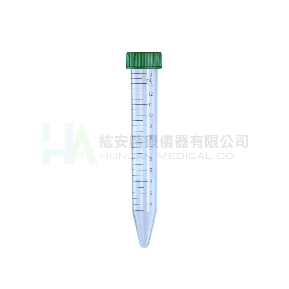 15ml 綠蓋離心管-滅菌 單一包裝 (50支/包)