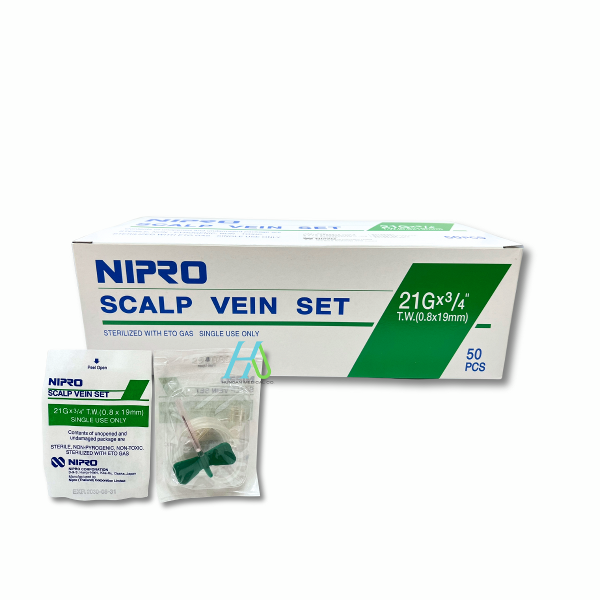 【NIPRO】頭皮針 21G*3/4''