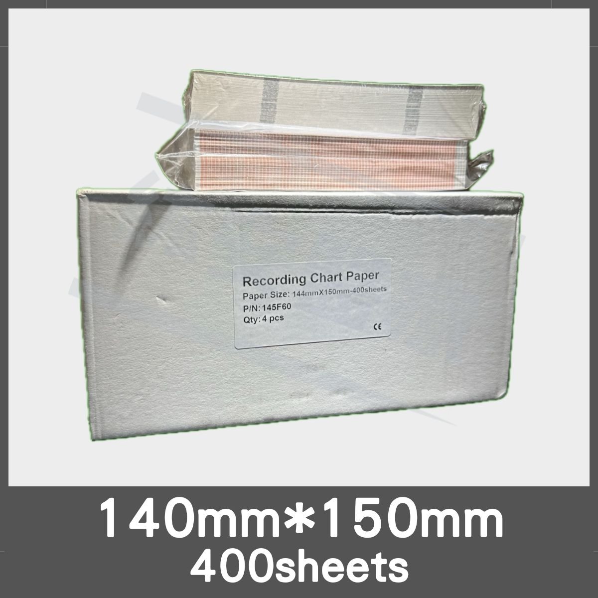 心電圖紙(140mm*150mm-400sheets)EKG ECG 心電圖紀錄紙