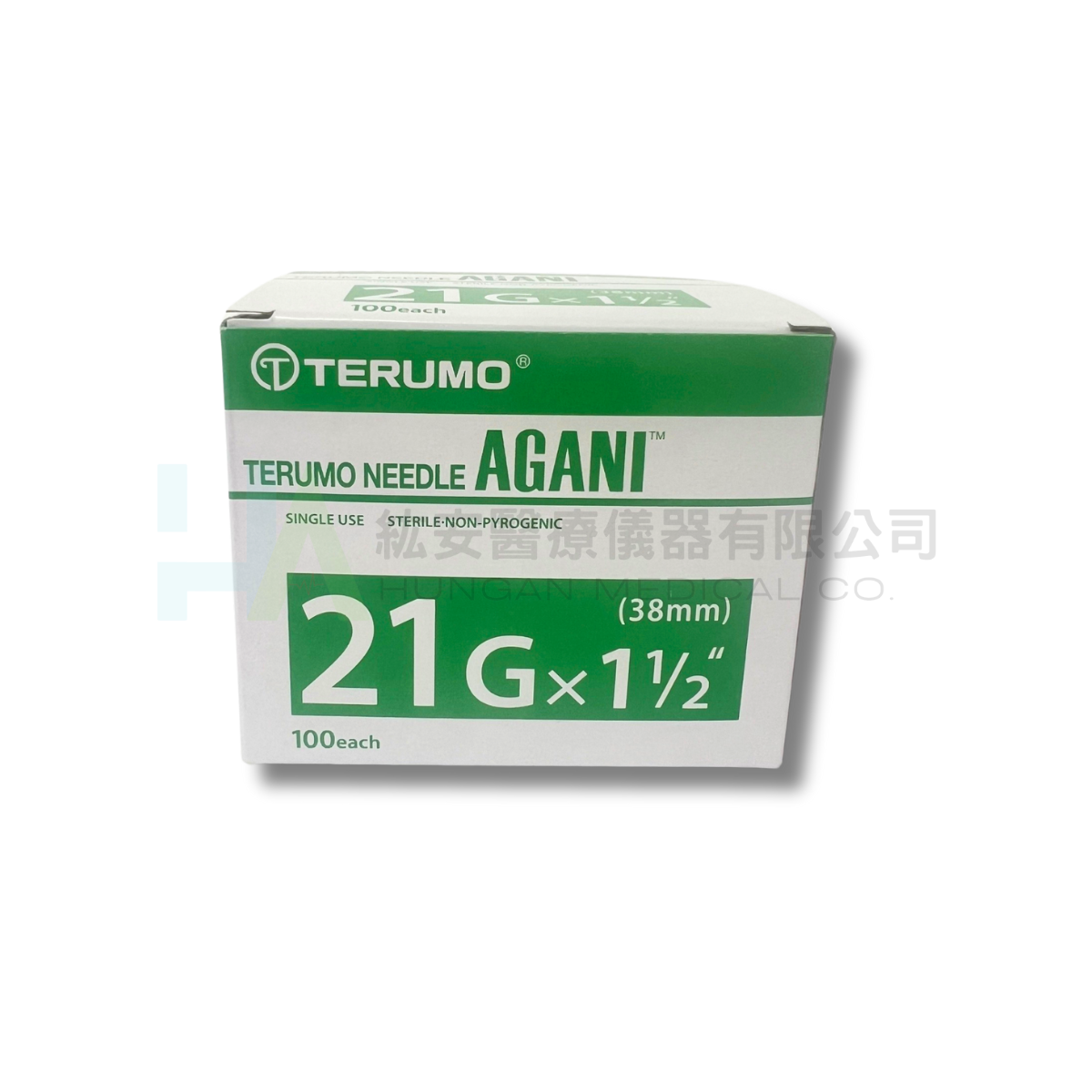 Terumo 21G針頭1 1/2