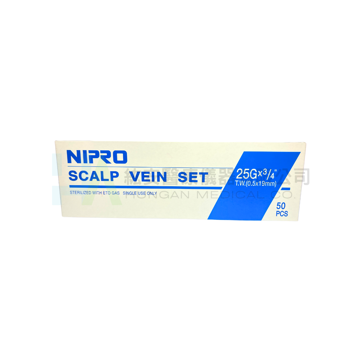 【NIPRO】頭皮針 25G*3/4'' 50支/盒