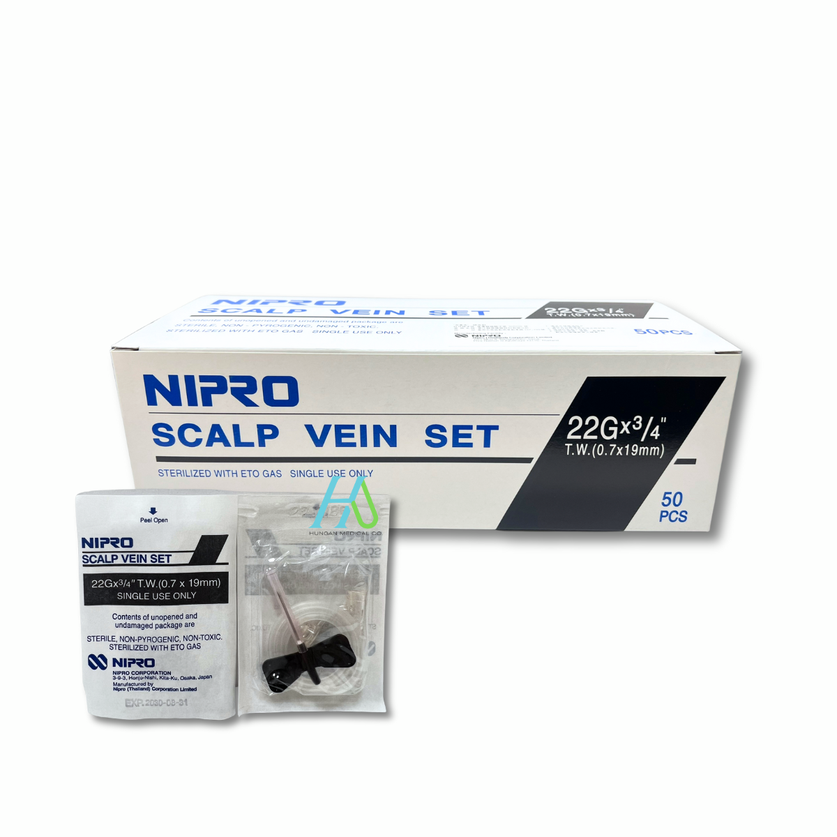 【NIPRO】頭皮針 22G*3/4''