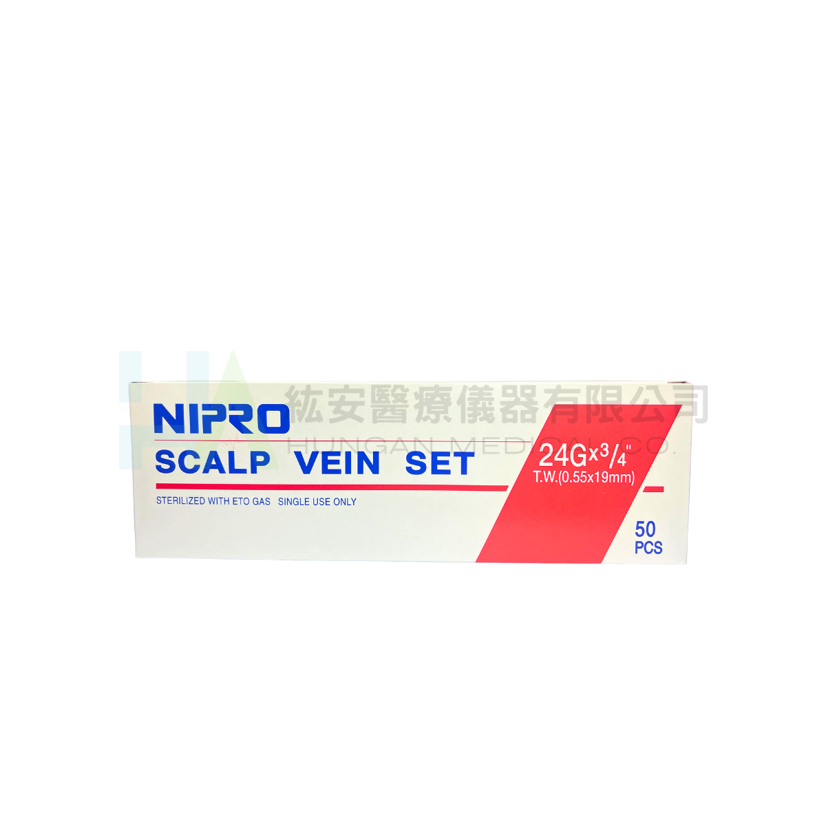 【NIPRO】頭皮針 24G*3/4'' 50支/盒