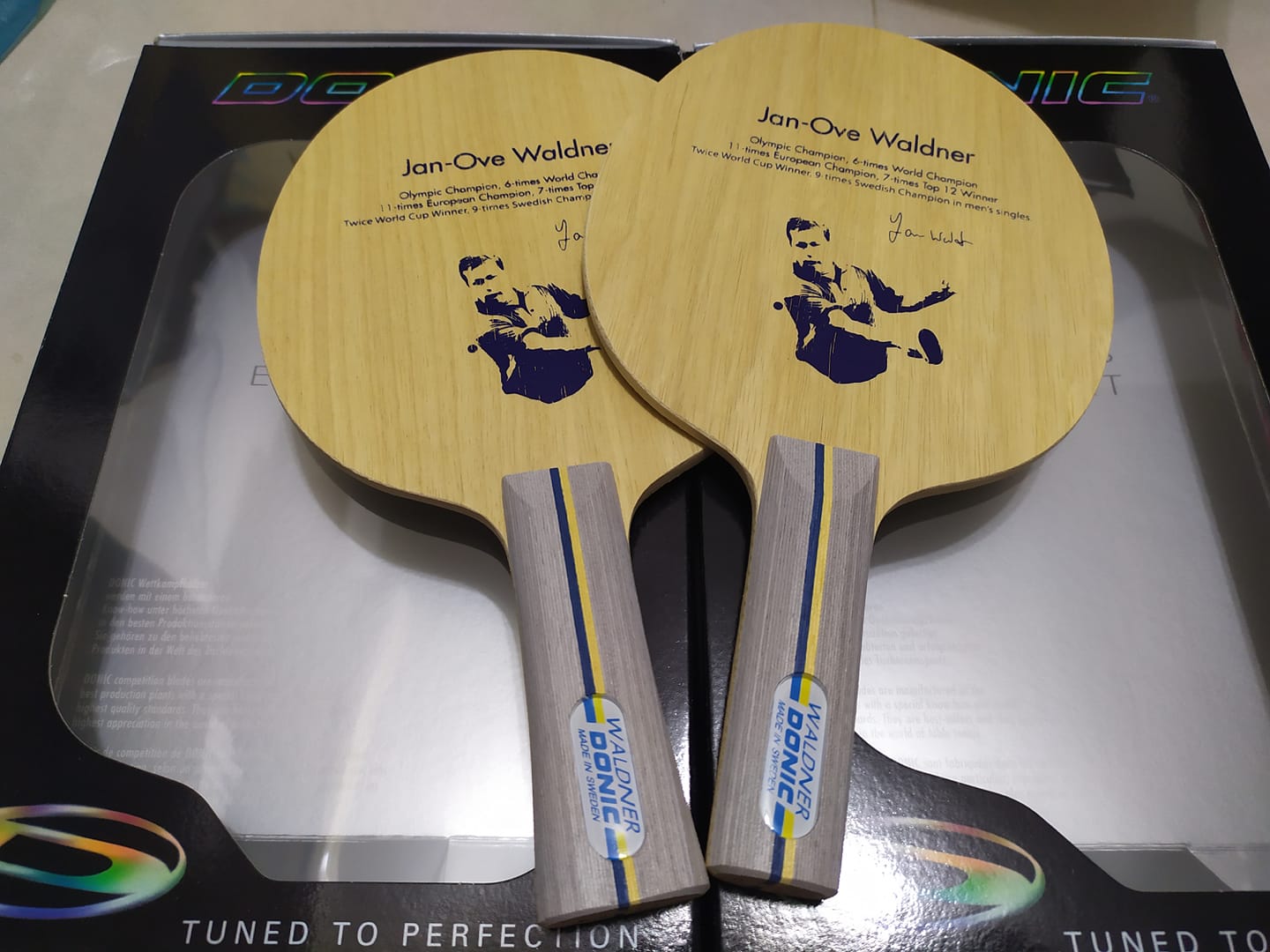 【DONIC】 Waldner OFF JO Shape 水滴瓦木紀念拍