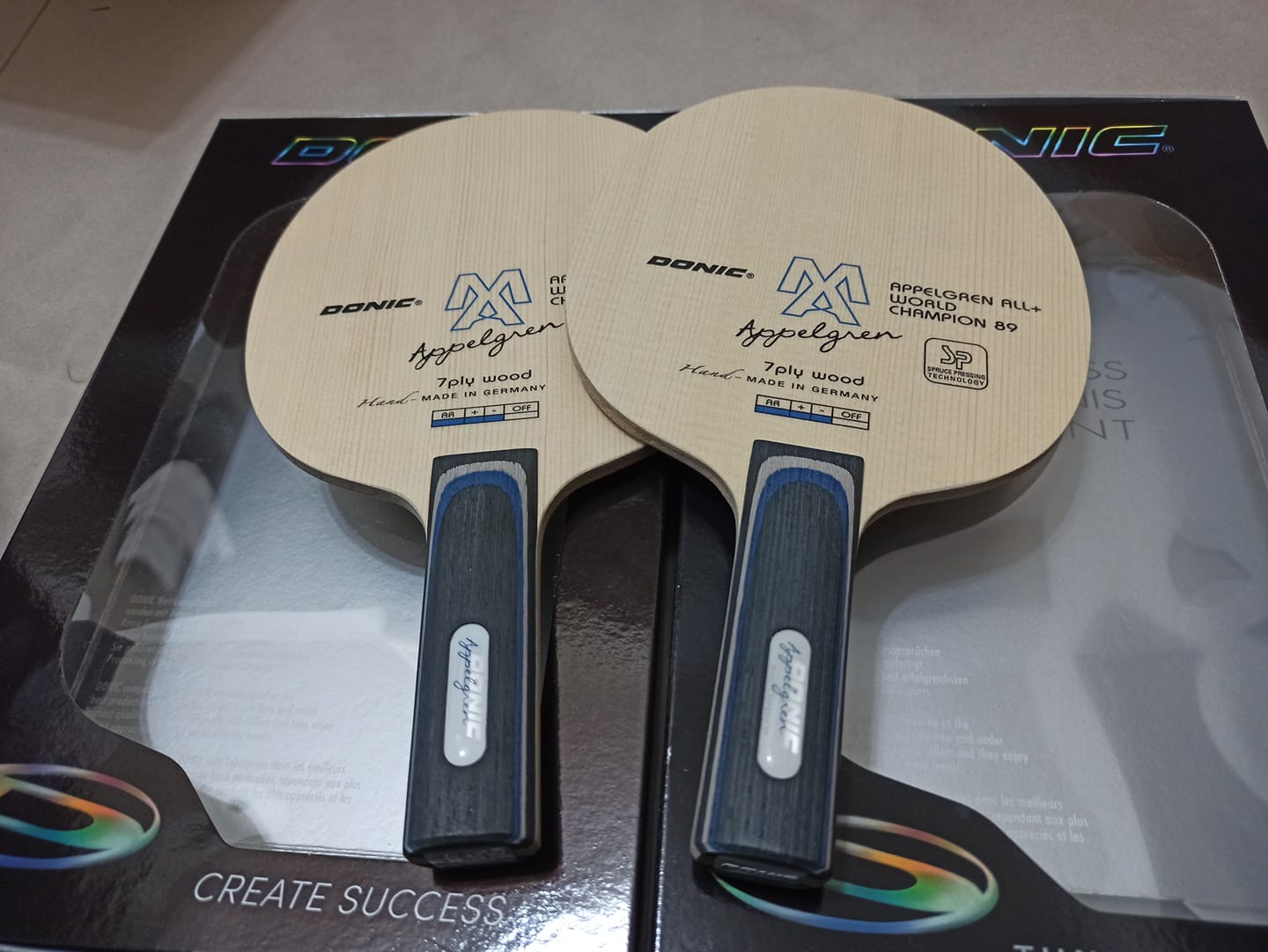 【DONIC】appelgren world champion 89 德製ZLC底板