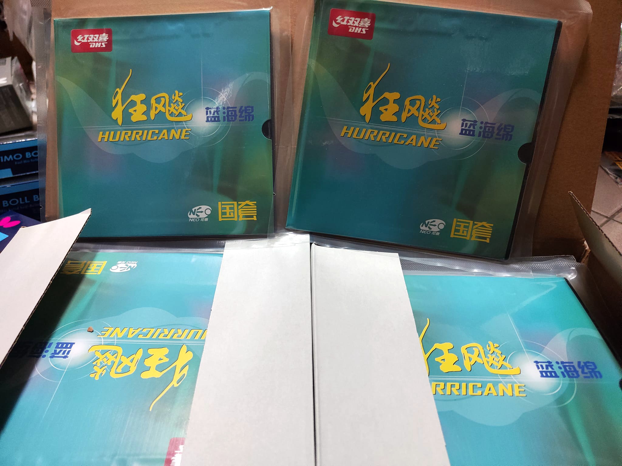 【紅雙喜】NEO 尼奧 藍海綿 國狂  藍國狂 39~42度(頂級的黏性膠皮）