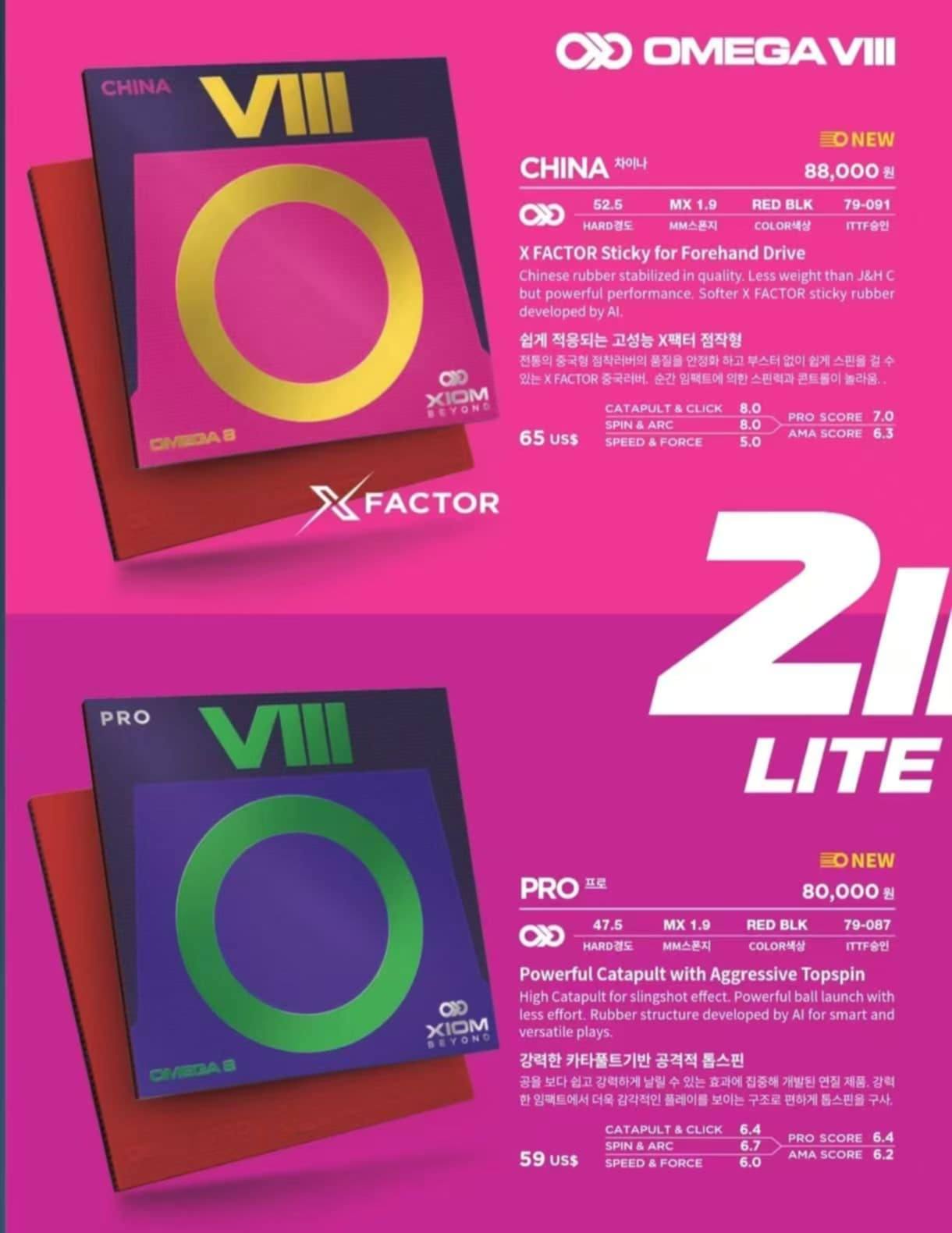 【XIOM】Omega VIII Pro / China 歐米茄8 中國版/專業版