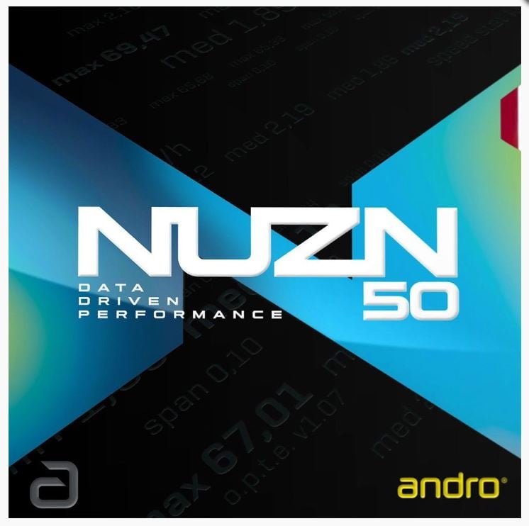 【 Andro 】Nuzn 45 48 50 55 最新德國科技超級膠皮 高承睿正手用皮