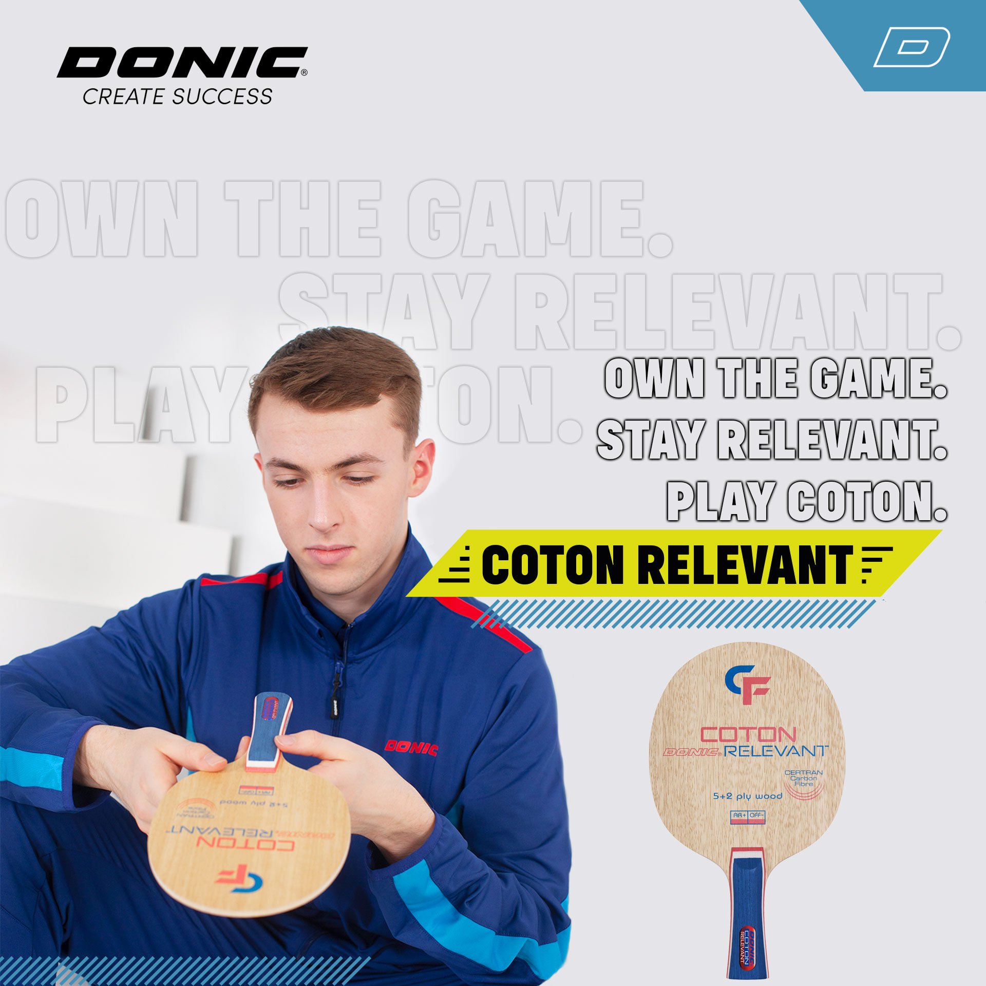 【DONIC】Relevant Coton  歐洲U21冠軍 科頓