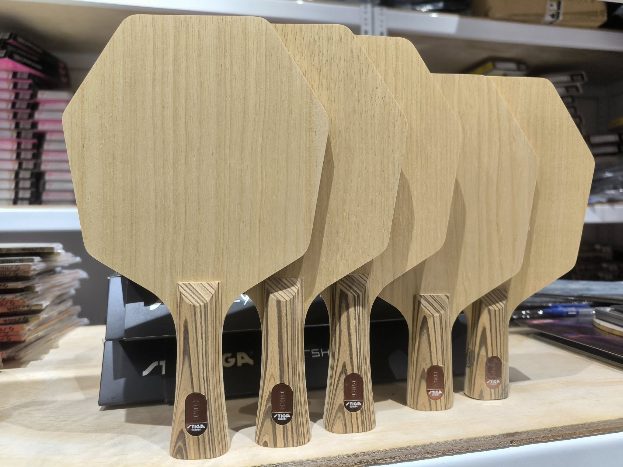 【STIGA】Pure Cybershape / Stiga Pure 7 瑞典製 純木七夾