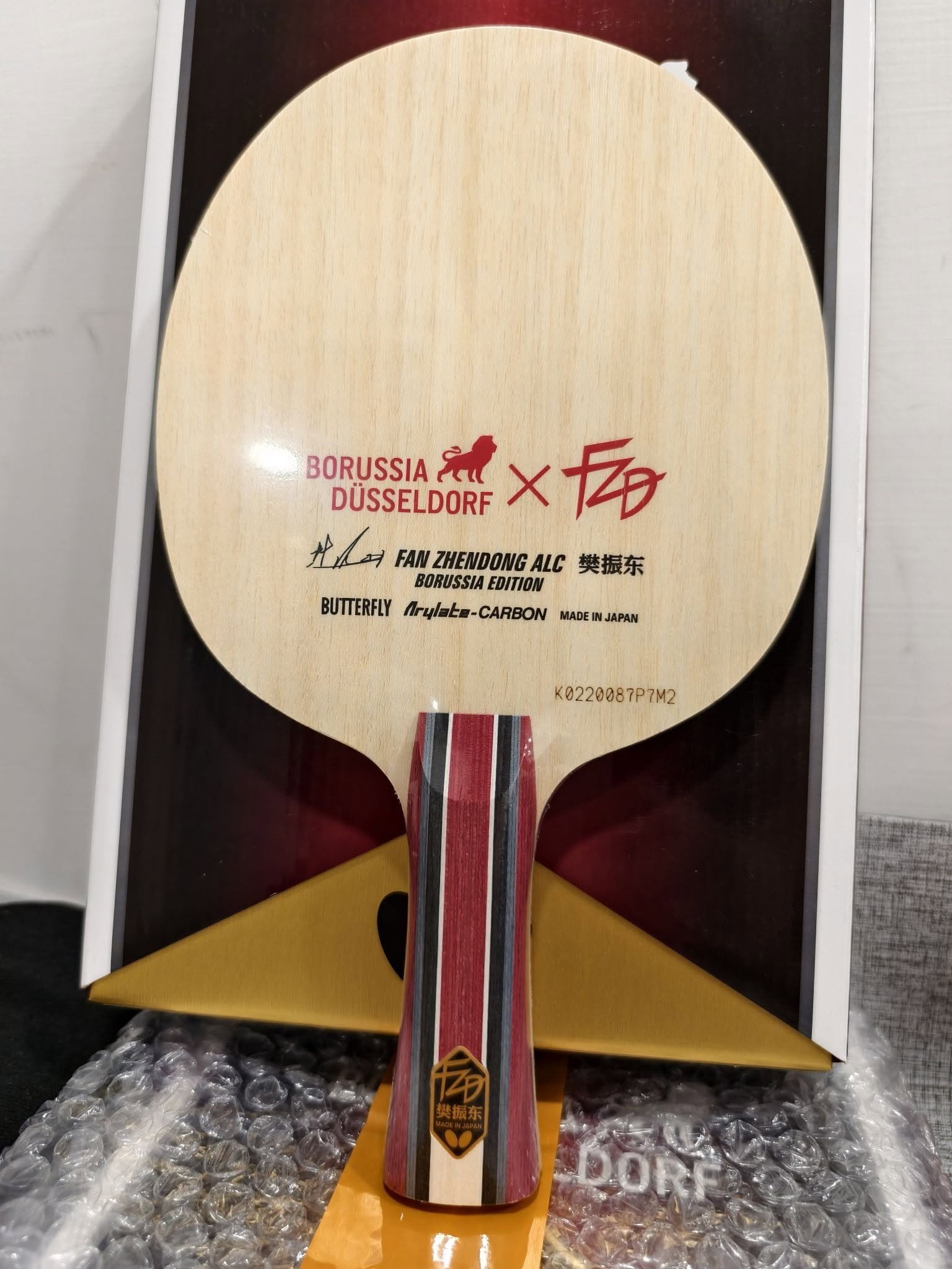 【BUTTERFLY蝴蝶】樊振東 ALC 金標特注 限量