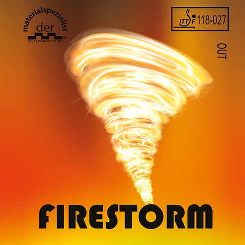 【 Der Materialspezialist 】德國材料專家 膠皮 短顆粒 - Firestorm