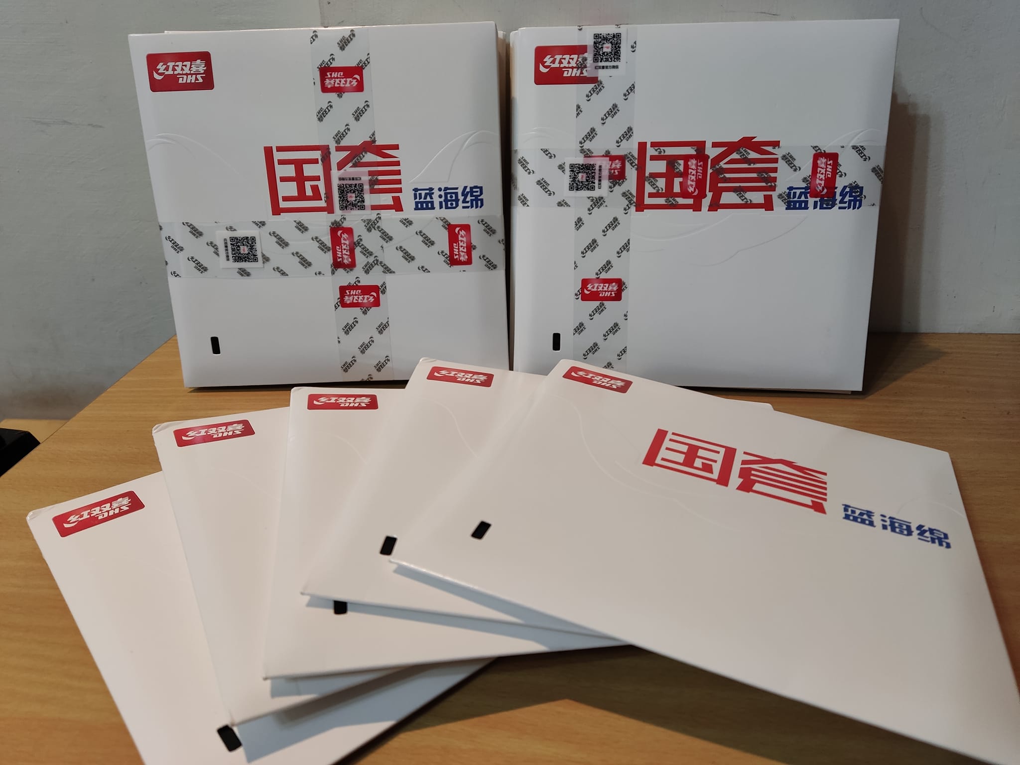 【紅雙喜】藍海綿 國家隊版 狂飆三 藍國狂3 白殼藍國