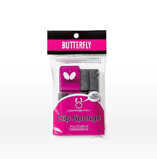 【BUTTERFLY蝴蝶】無機膠水海綿組(含夾子)