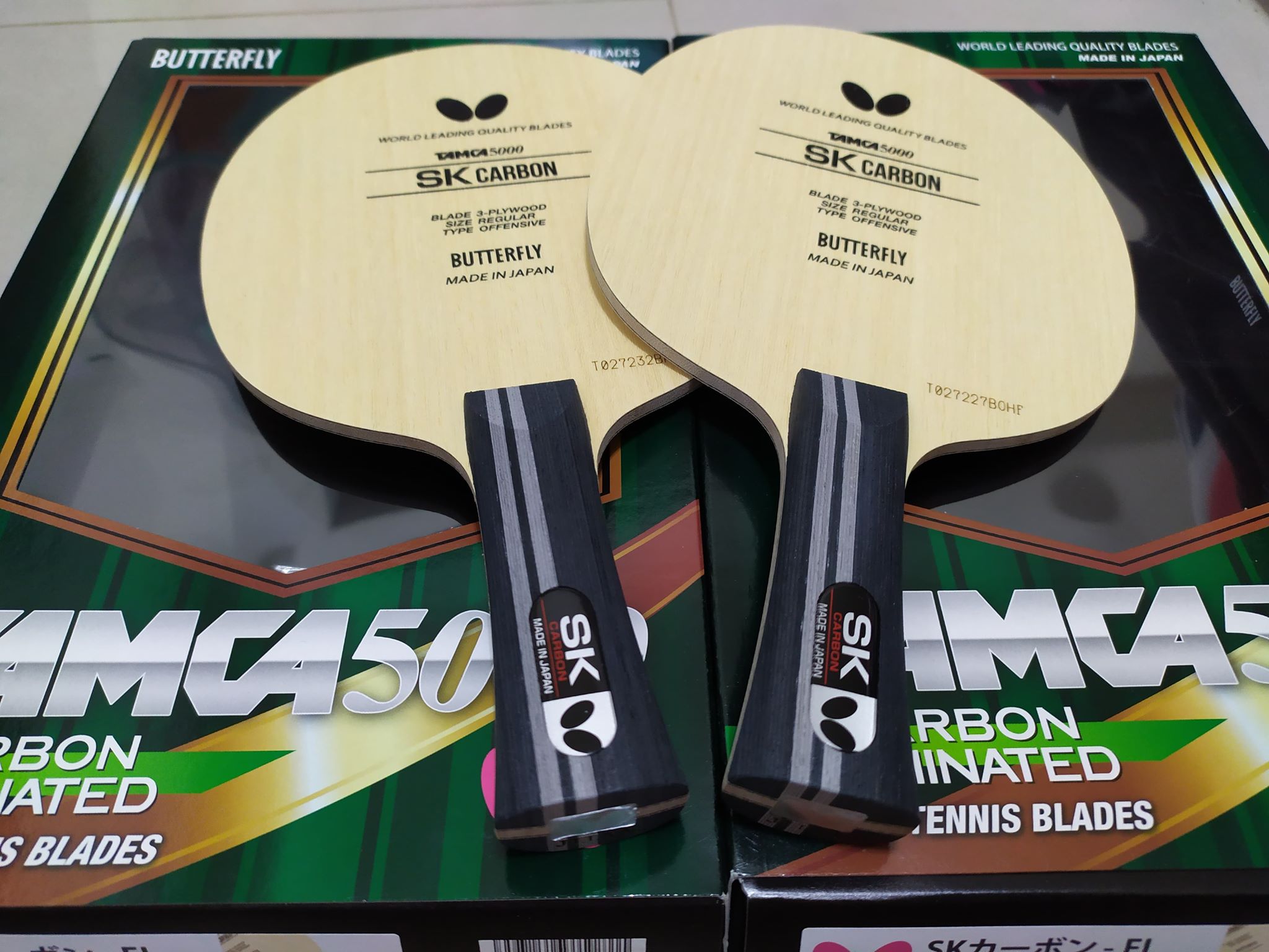 【BUTTERFLY蝴蝶】SK Carbon T5000