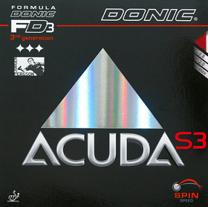 【DONIC】ACUDA S3 蛋糕海綿平面膠皮
