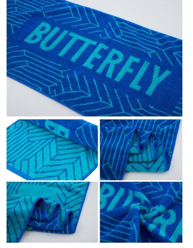 【BUTTERFLY蝴蝶】2026新款運動毛巾 WTT-122