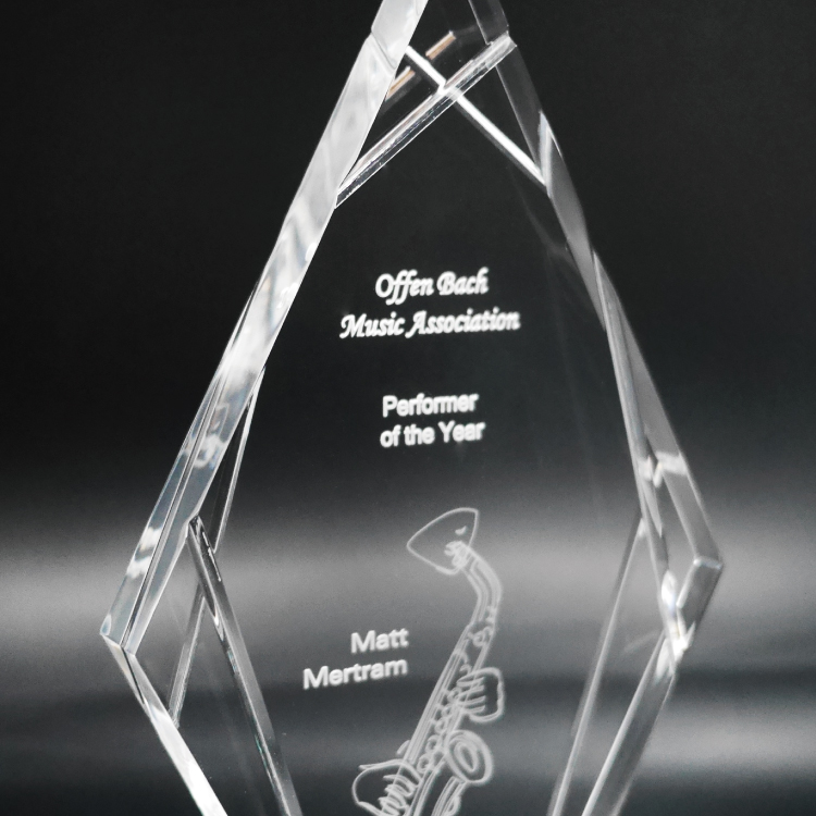 【壓克力獎牌／獎座】客製化∣頂尖精鑽