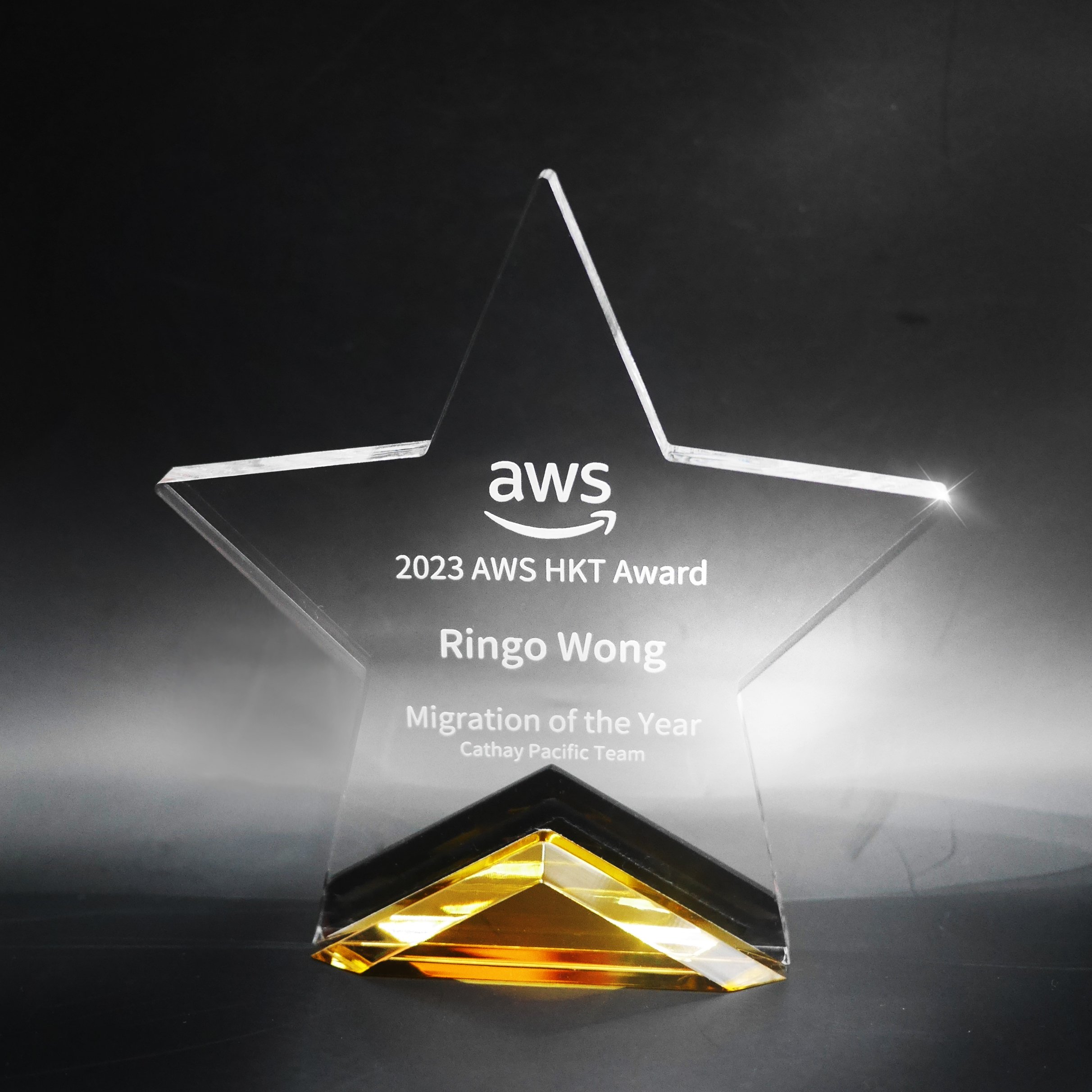 【壓克力獎牌／獎座】客製化∣波峰之星