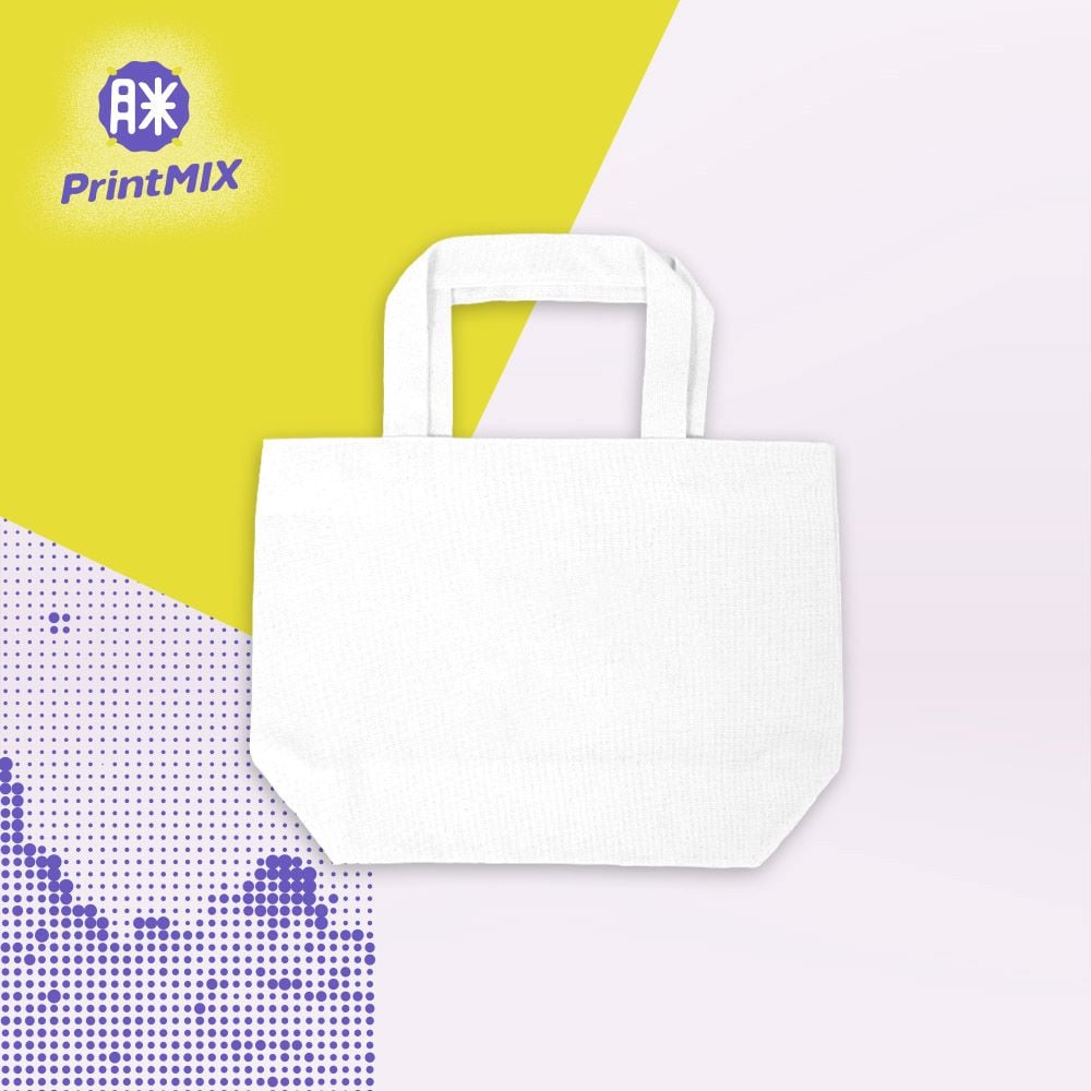 【環保帆布袋】客製｜小托特/便當袋｜獨家滿版全彩(10個起訂)