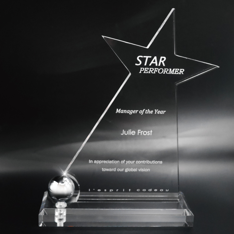 【壓克力獎牌／獎座】客製化∣克卜勒之星