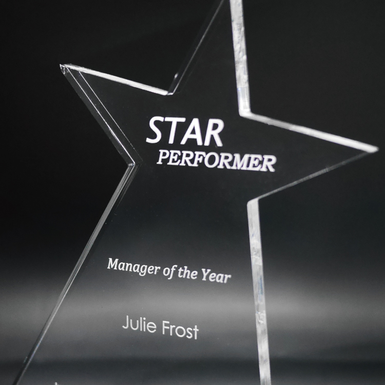 【壓克力獎牌／獎座】客製化∣克卜勒之星