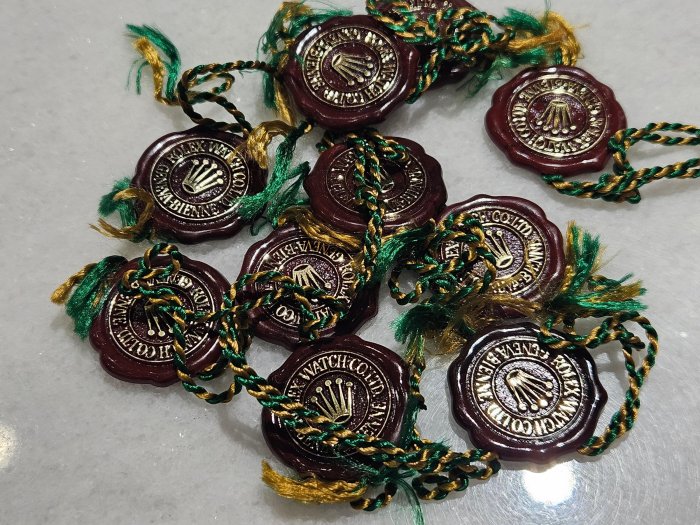 【美好時光】衝評價！80’s 年代 勞力士 Rolex 紅標 紅圓標 紅漆天文台吊牌 紅色圓型吊牌 隨機出貨！