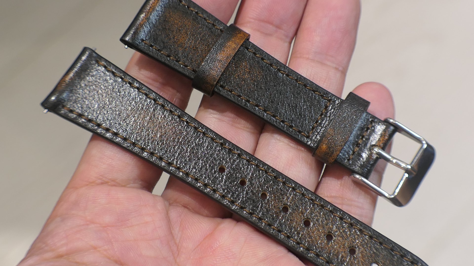 【美好時光】舊化古風 搭老勞超對味，最襯ROLEX的錶帶！20mm收16mm ROLEX男錶用皮錶帶