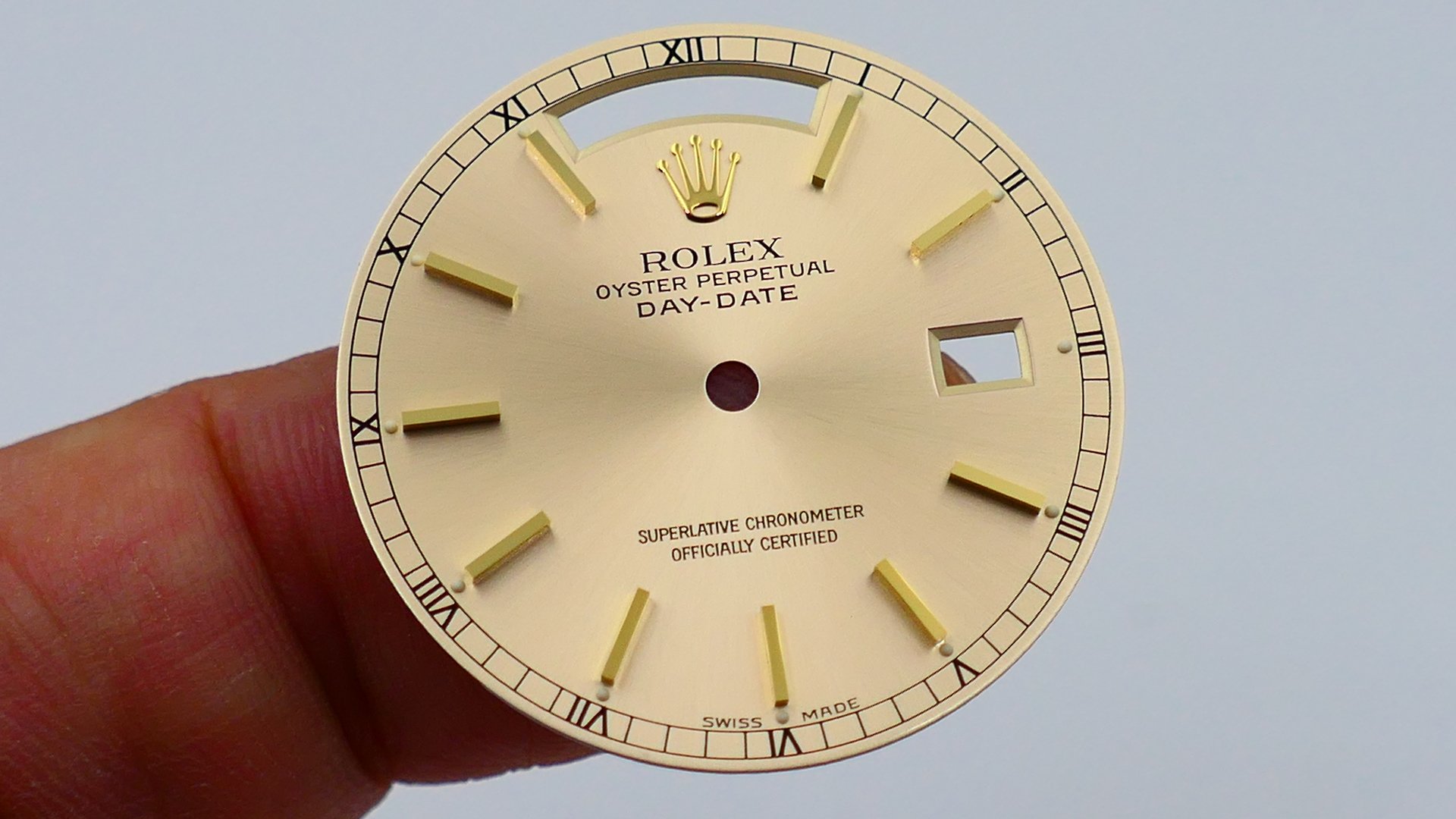 【單售面盤】ROLEX勞力士少見原裝銀色面18038 18238 118238 等都可用