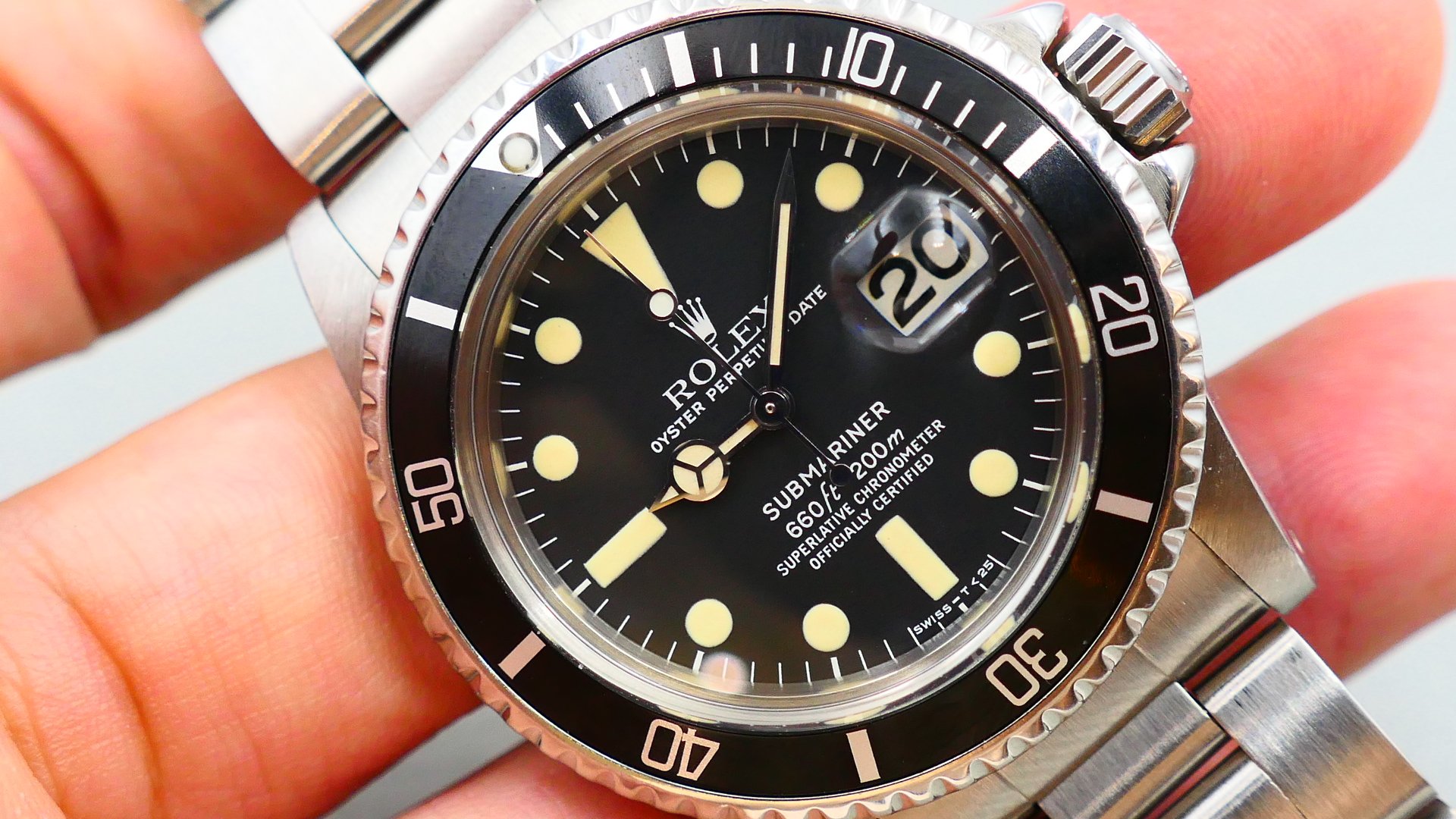 【美好時光】罕見1978年份有單膏藥面勞力士ROLEX 1680