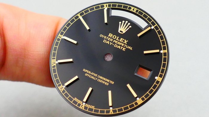 【美好時光】ROLEX勞力士原裝黑色面盤 18038 18238 等DD都可以裝（RSC取得全新品）