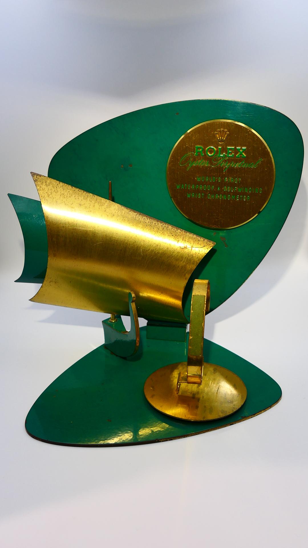 【美好時光】ROLEX 60年代 綠琺瑯烤漆 帆船Display 極罕見珍貴擺飾物 瑞士官發有編號
