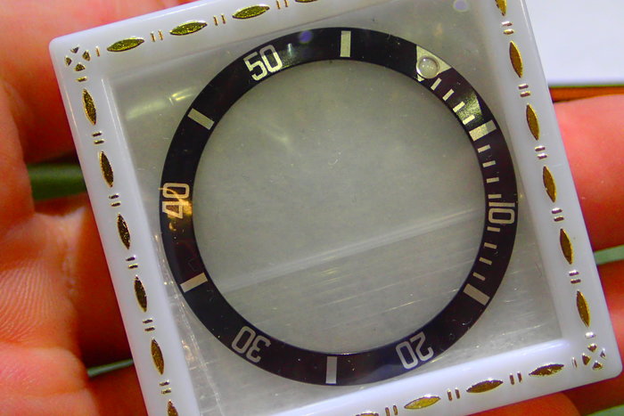 (美好時光）ROLEX勞力士原裝16600 16660用bezel insert 數字外圈片 （RSC驗不過全額退款）