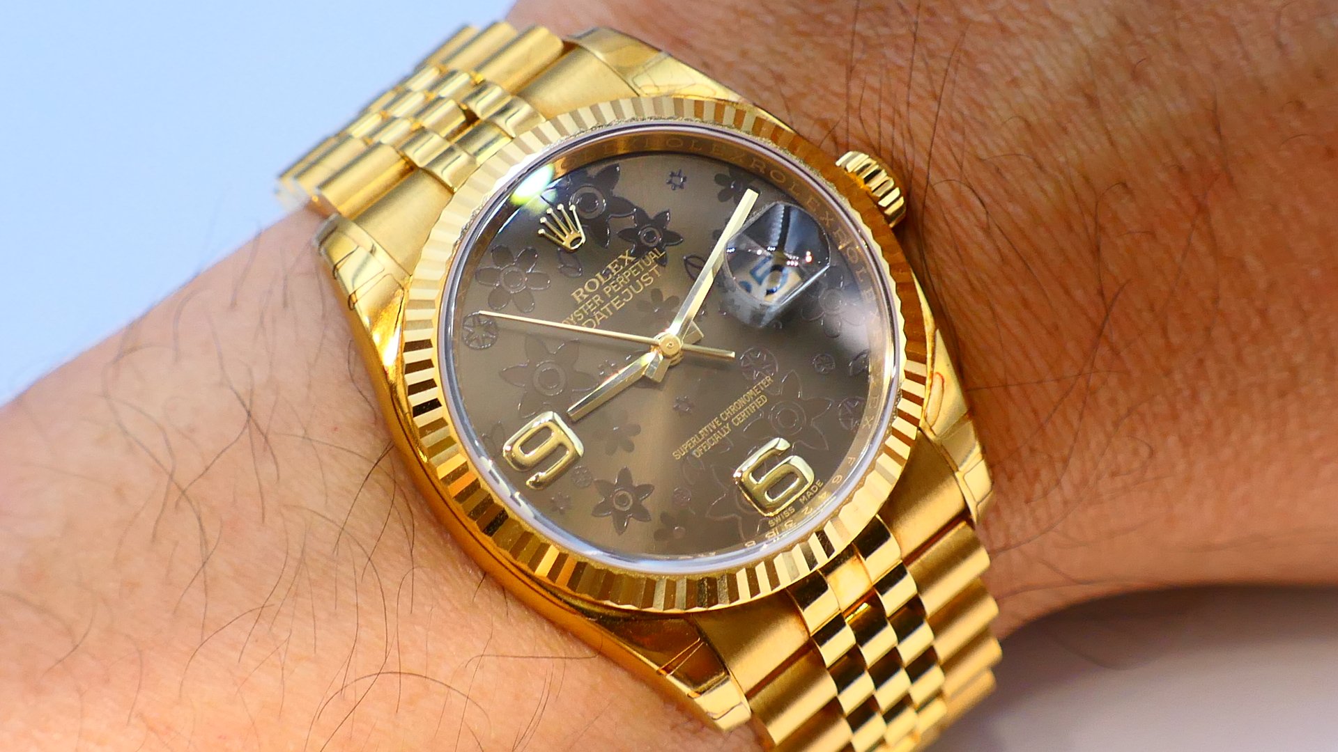 【美好時光】罕見型號ROLEX五珠帶金錶116238盒單全近庫存新品！ （ 118238 16238 126238參考）