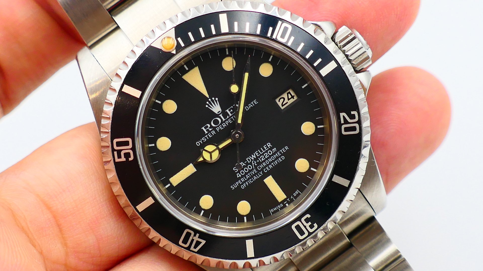 【美好時光】壓箱寶收藏！罕見MK1單皇冠底蓋！ROLEX勞力士16660魔鬼6膏藥面