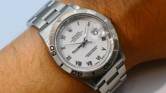 【美好時光】ROLEX勞力士16264爬山虎盒單全近新美品