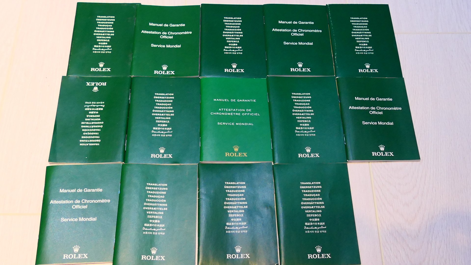 (美好時光) ROLEX 原廠手冊說明書 翻譯本