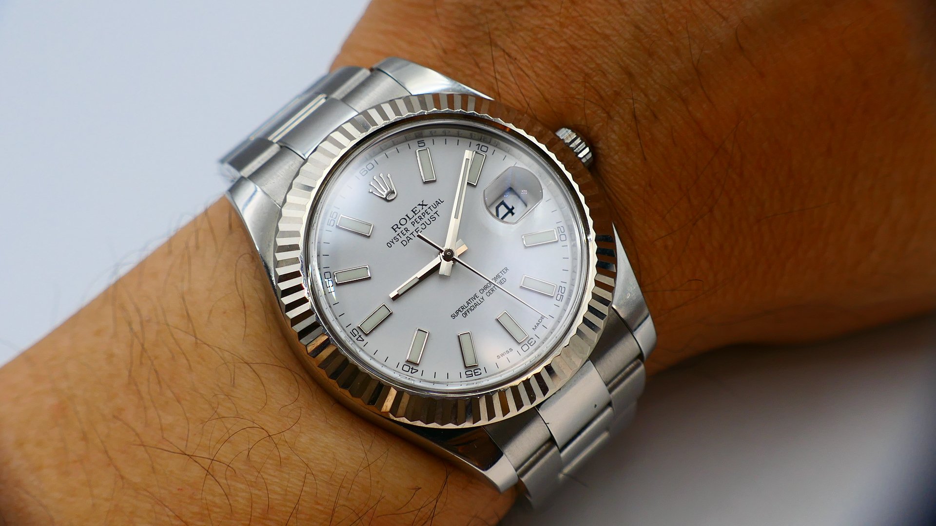 【美好時光】盒單全ROLEX 勞力士116334大型款Datejust