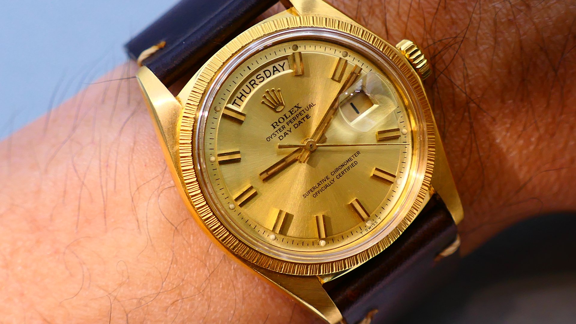 【美好時光】一級逸品分享交流ROLEX勞力士罕見型號1807寬版面針超美品