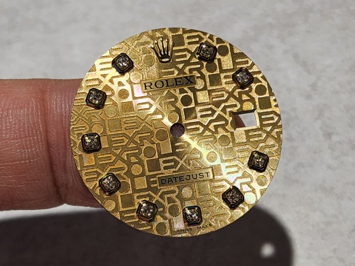 ROLEX勞力士原裝電腦浮雕logo包臺鑽面 面盤DATEJUST 16013 16233 16018 16238等用