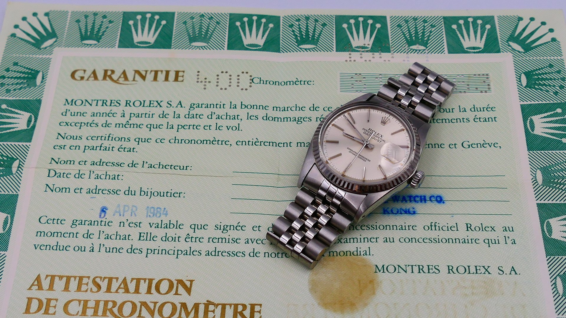 【美好時光】ROLEX勞力士經典款16014有保單美品