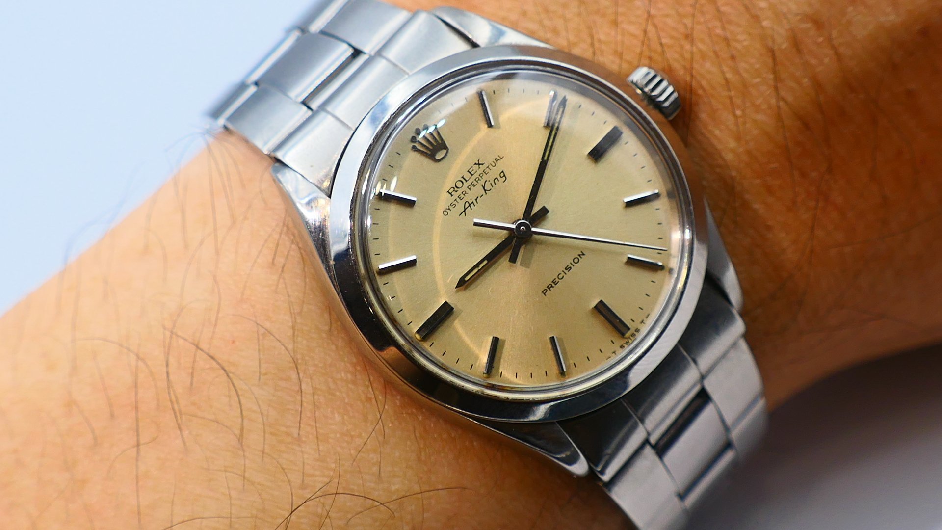 【美好時光】ROLEX 5500 airking 經典vintage 34mm 全部原裝全球最低價出讓