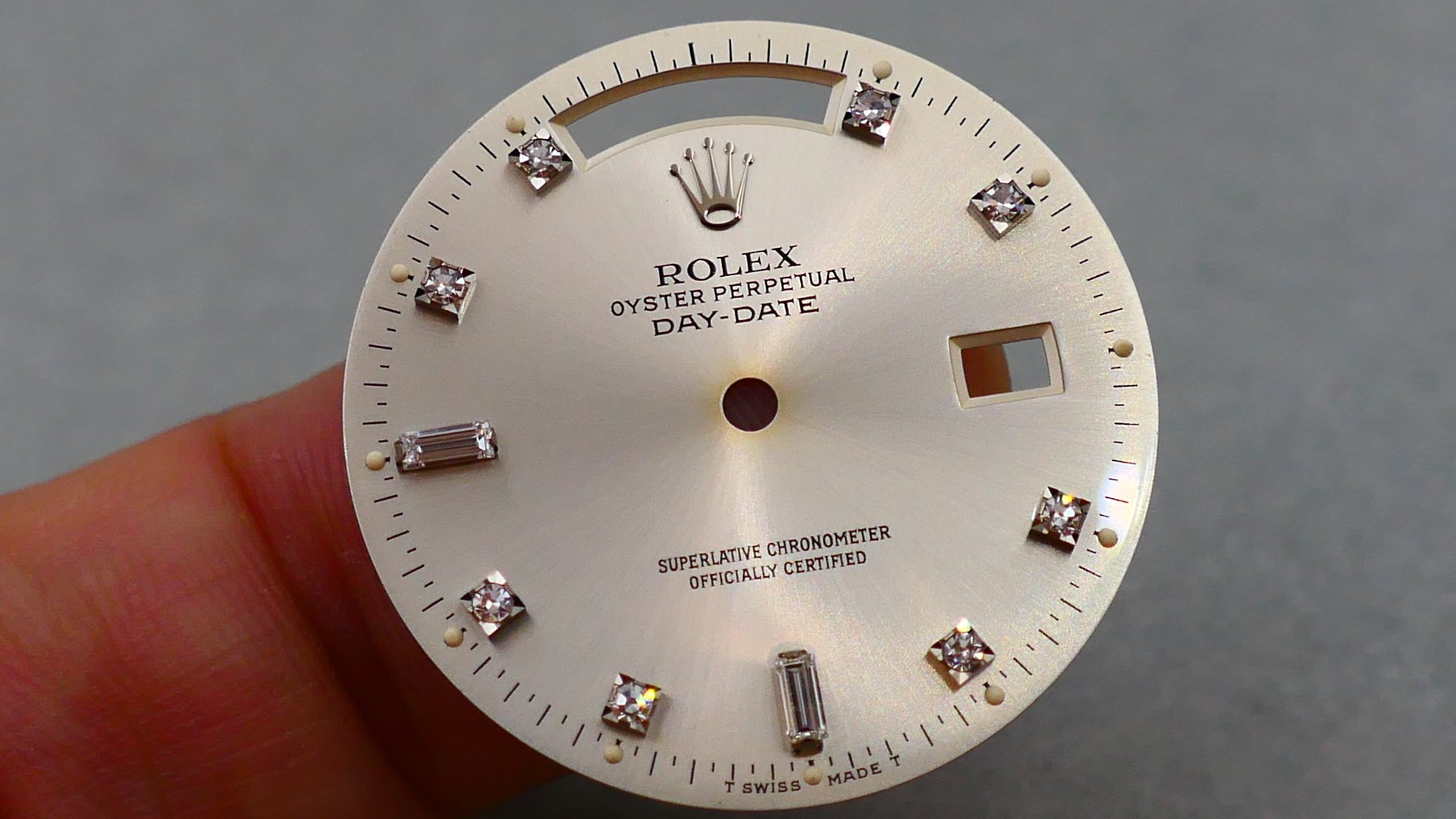 【美好時光】ROLEX勞力士原裝十鑽面盤Daydate 18039 18239專用