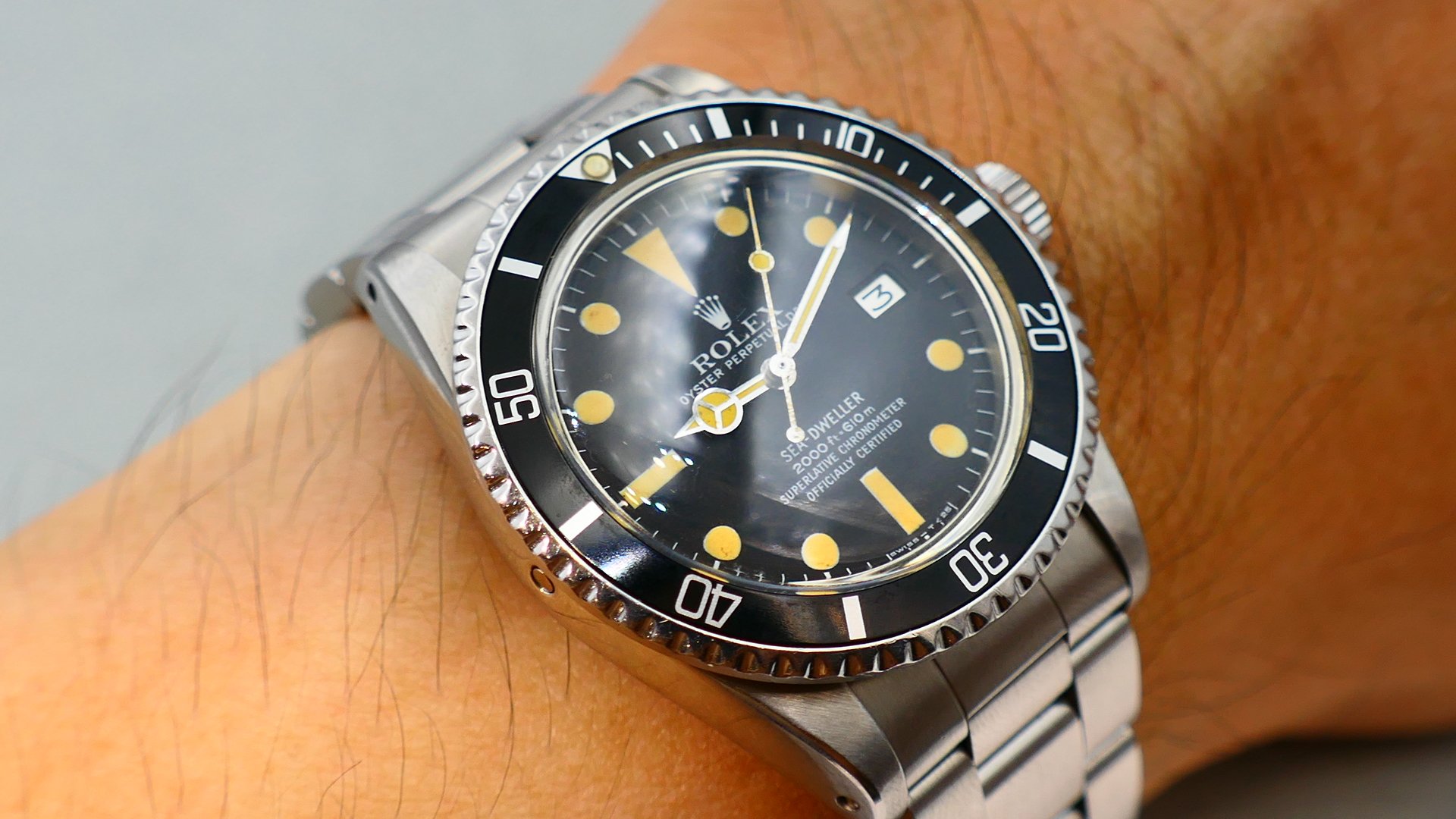 【美好時光】RSC驗畢1981年份ROLEX 1665初代水鬼王盒單全收藏級美品
