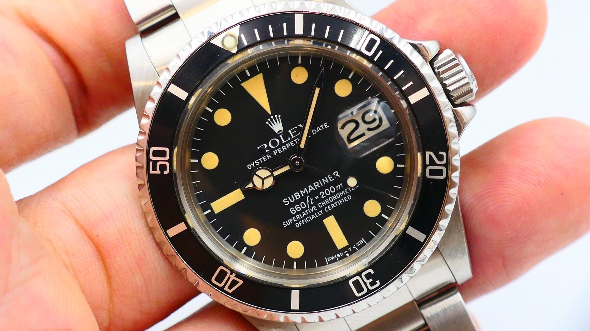 【美好時光】非重塗非發霉！1978年份勞力士ROLEX 1680膏藥面美品勞服保養過超美品