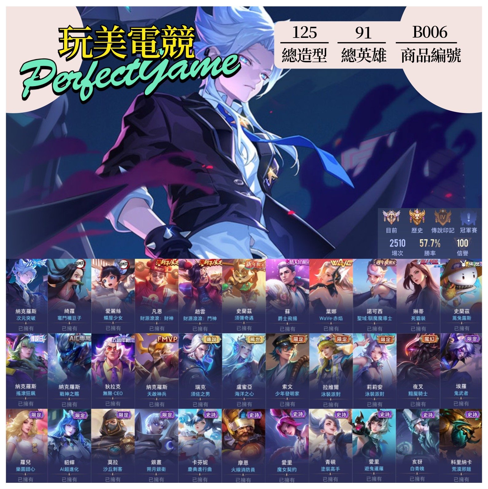 【編號B006】月付1600元起 主打納克次元禰豆子WAVE朔月銀衛泳裝派對魔女等多絕版限定造型