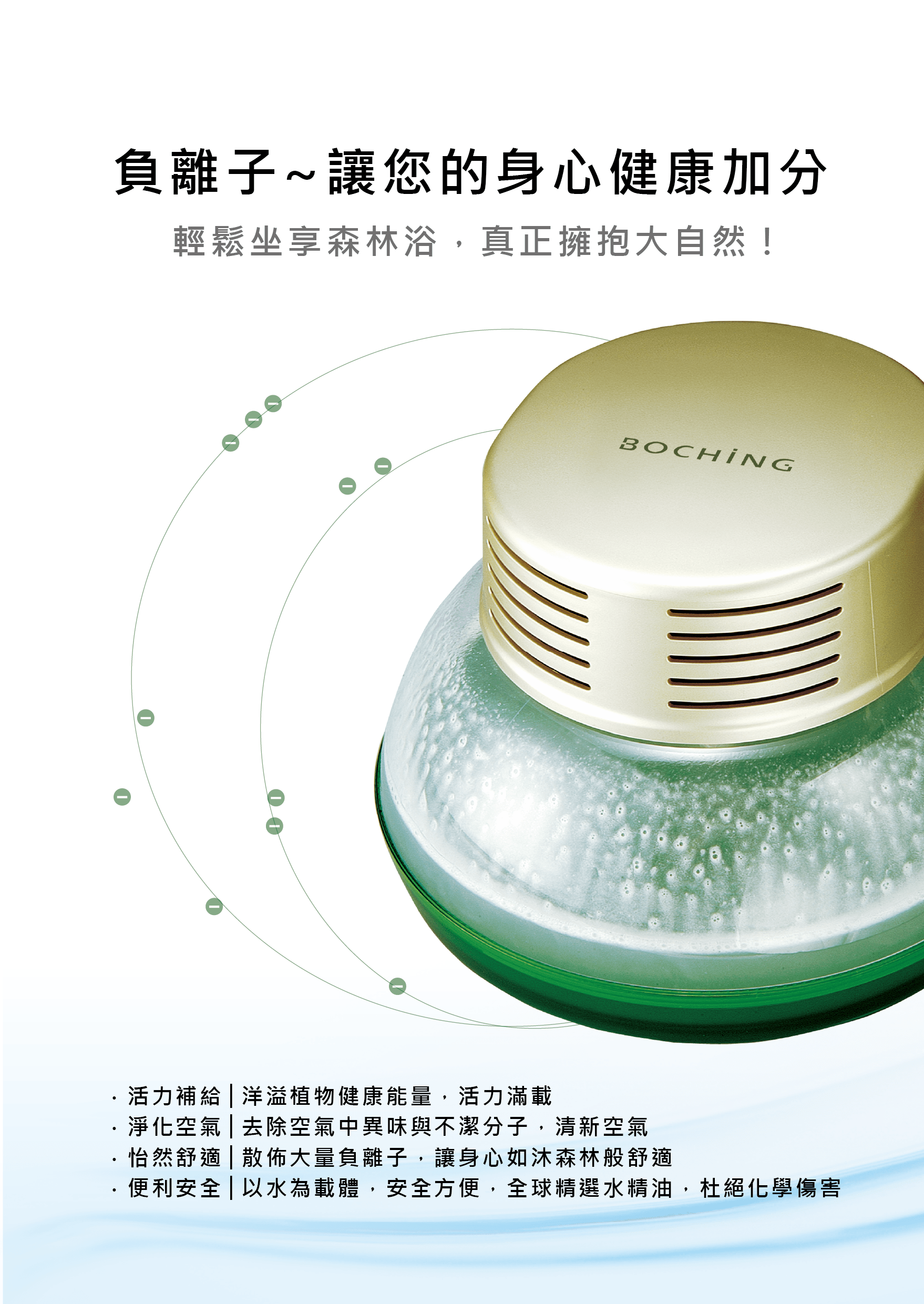 自然之源, 負離子水洗空氣機